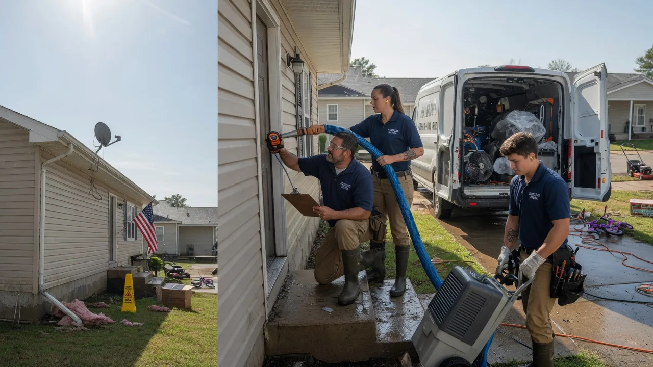 Ceiling Water Damage Restoration in West Monroe, LA near me